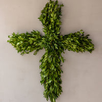 Myrtle Cross Wreath