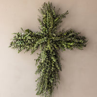 Baby Eucalyptus Cross Wreath