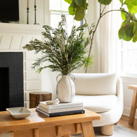 Naxos Vase with Greenery Bouquet