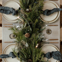 Blue Christmas Wreath & Garland Combo Box