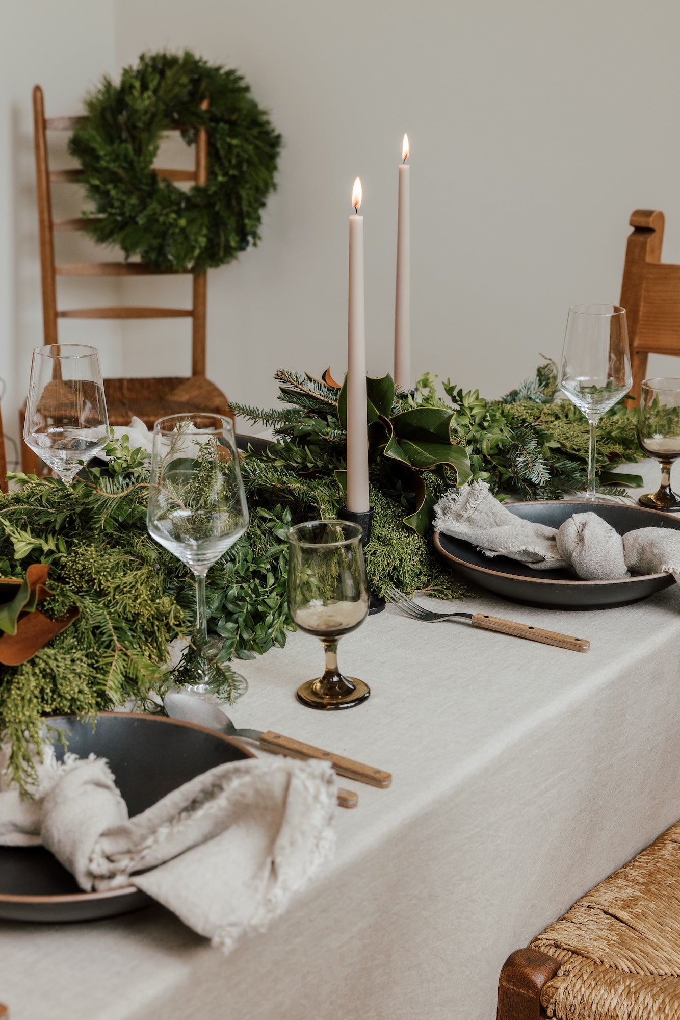Cottage Christmas Garland | Fresh Holiday Garlands – Gracious Garlands