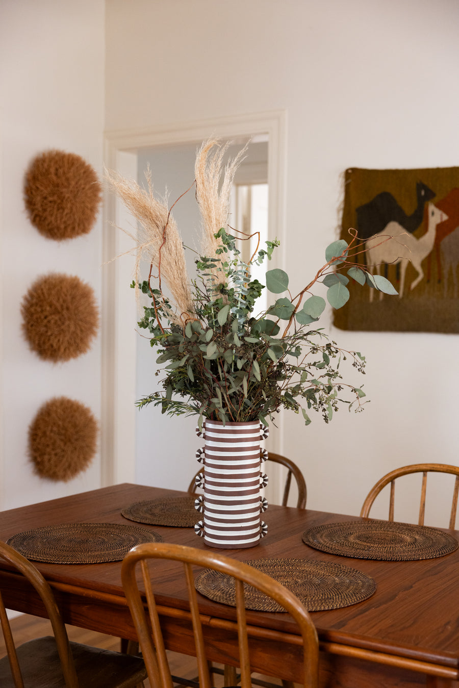 Napa Valley Vase with Greenery Bouquet