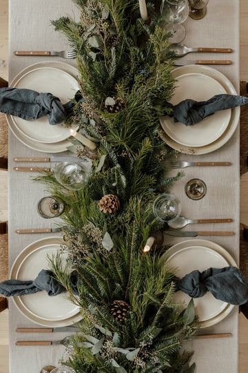Blue Christmas Garland