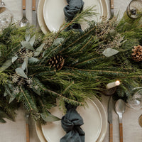 Blue Christmas Garland