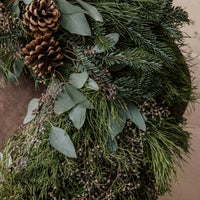 Blue Christmas Wreath