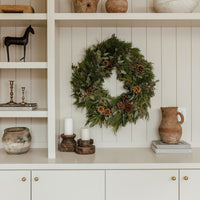 Blue Christmas Wreath