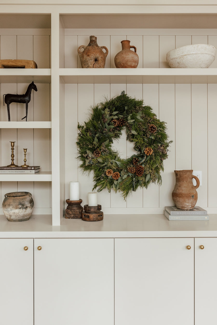 Blue Christmas Wreath