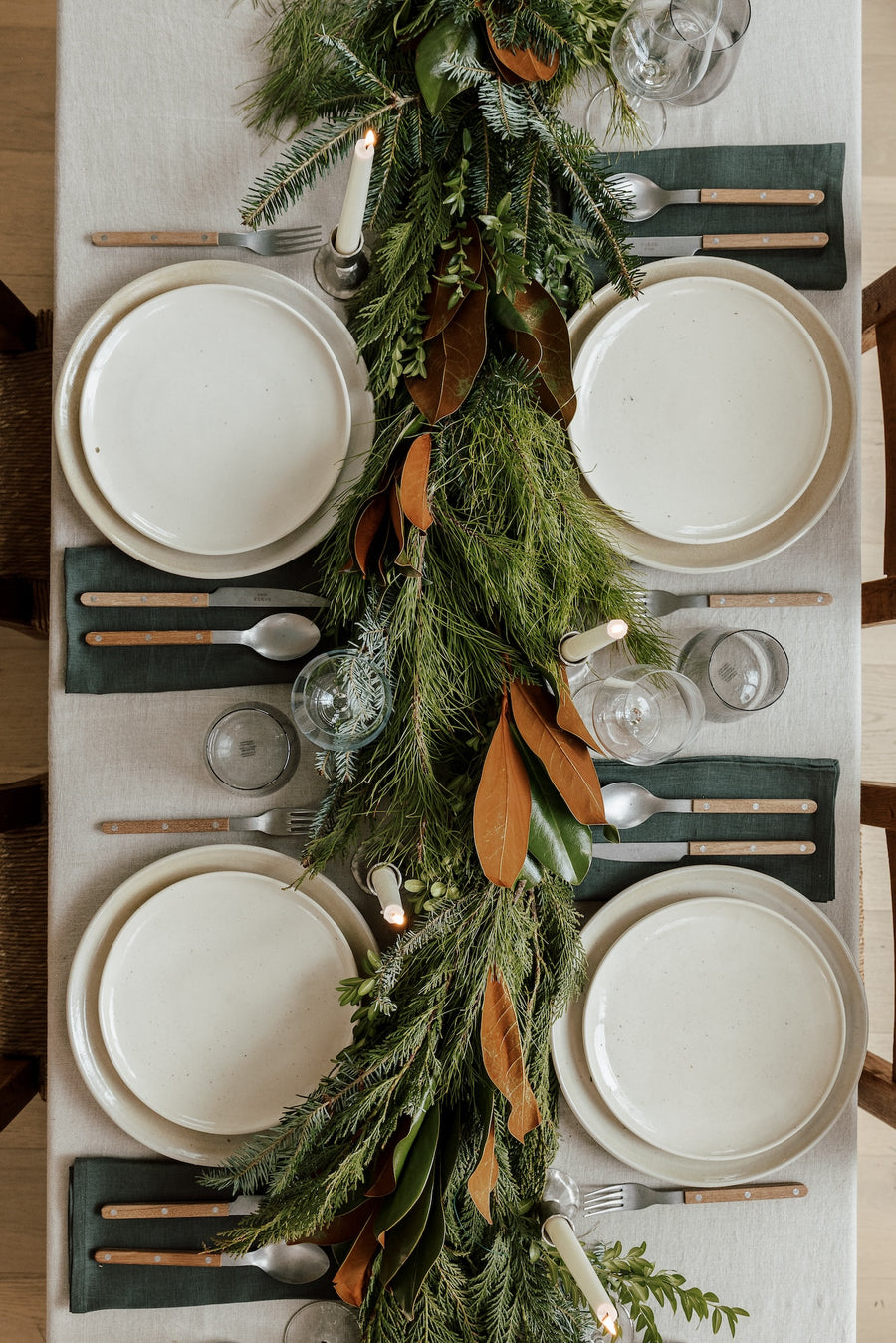 Festive Holiday Mix Wreath & Garland Combo Box