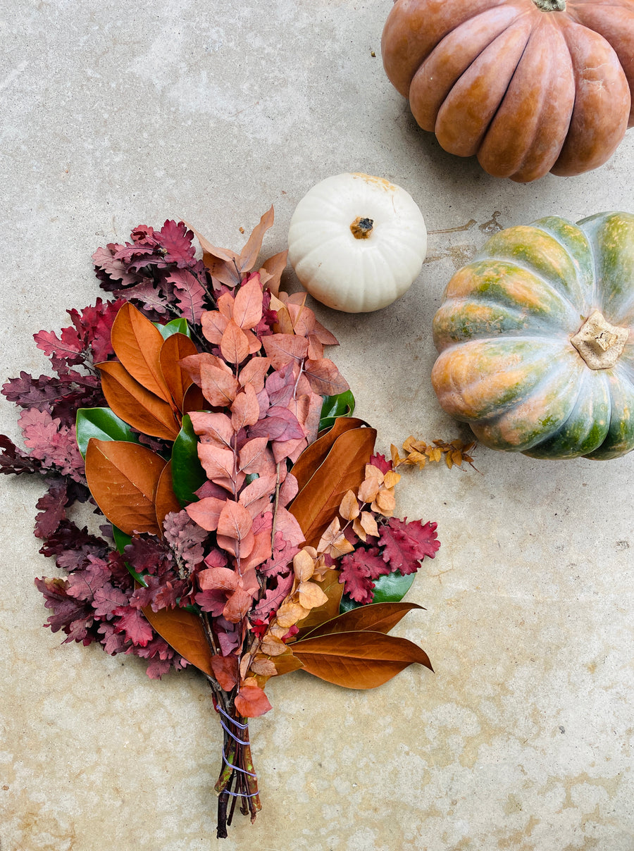 Fall Foliage Drop-In Bouquets