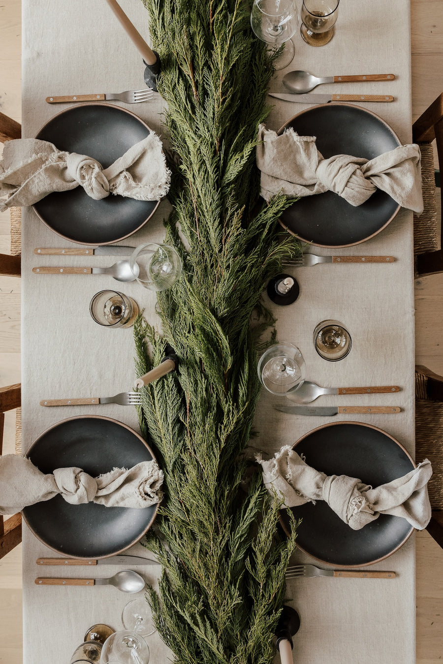 Leyland Cypress and Cedar Mix Garland