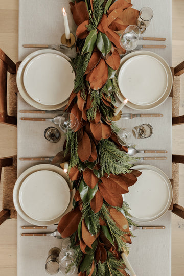 Magnolia and Leyland Cypress Garland