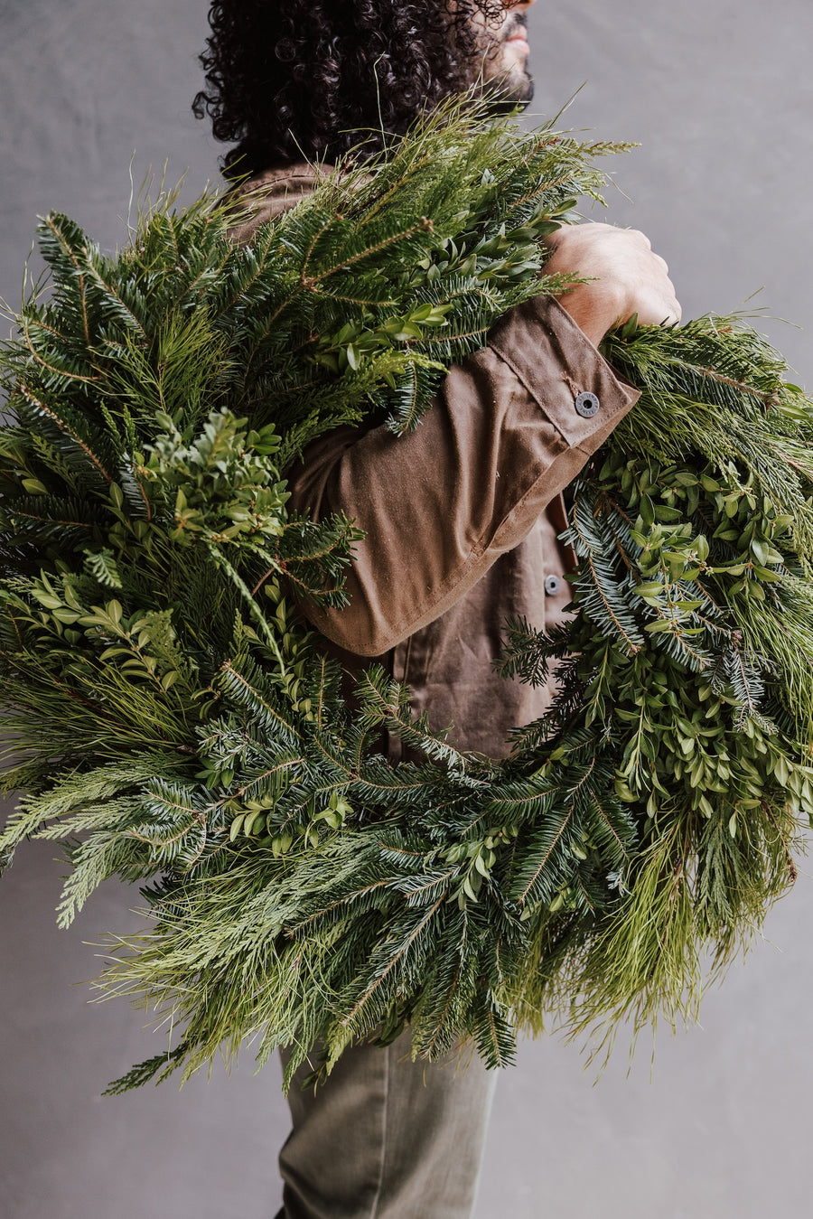 Ultimate Evergreen Mix Wreath & Garland Combo Box