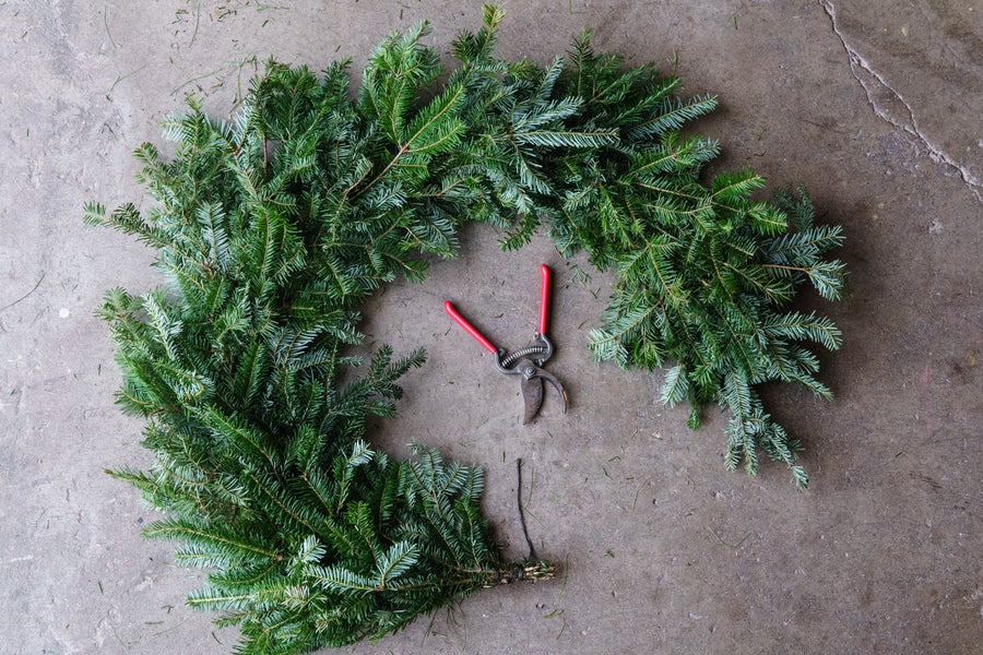 fraser fir garland (1 of 1)