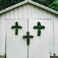 shed cross wreaths
