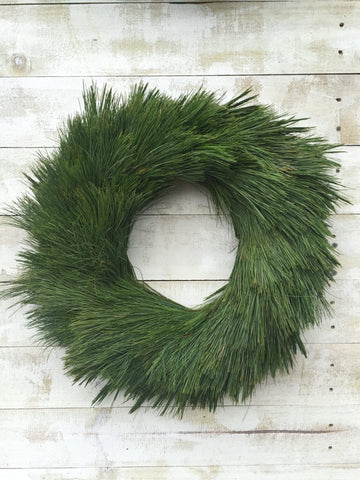 white pine wreath